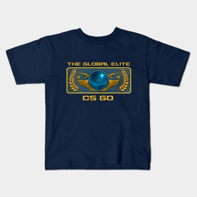 The Global Elite CSGO Kids T-Shirt by PjesusArt